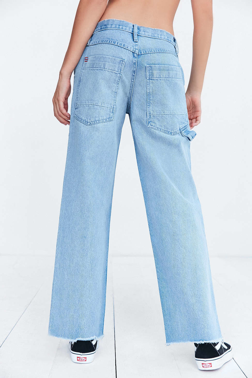 Lyst - BDG Slouchy Low-rise Wide-leg Jean in Blue